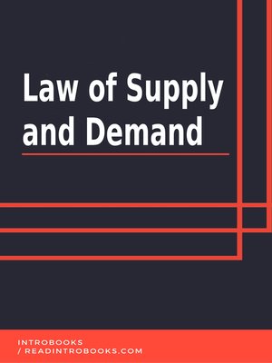 cover image of Law of Supply and Demand